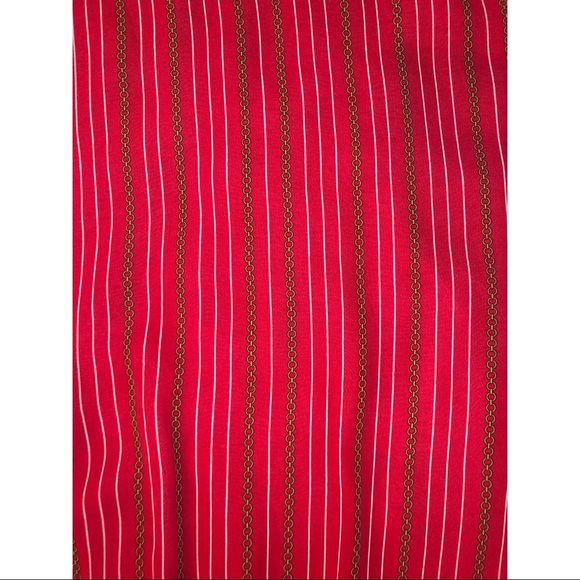 Banana Republic Tie Neck Red Sleeveless Blouse - Picture 8 of 11